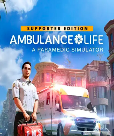 Ambulance Life: A Paramedic Simulator (Supporter Edition) (Steam) Game Cover
