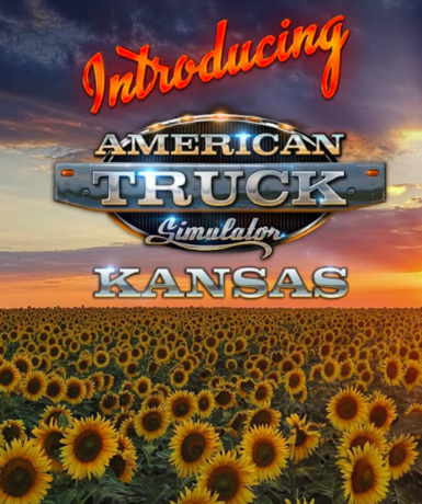 American Truck Simulator - Kansas (DLC) (Steam) Game Cover