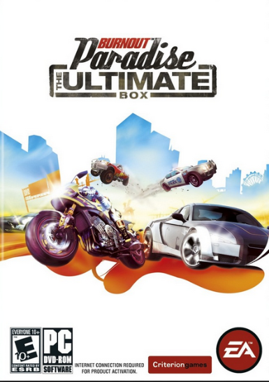 Burnout Paradise: The Ultimate Box (Origin) Game Cover