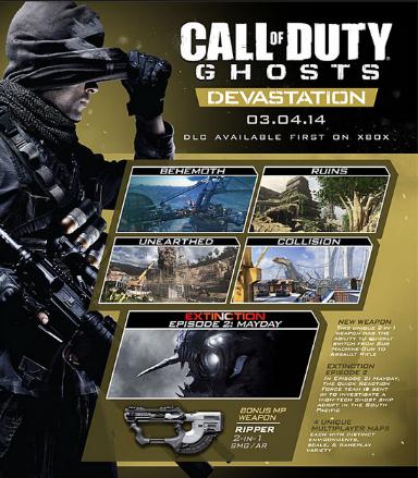 Call of Duty: Ghost - Devastation (DLC) Game Cover