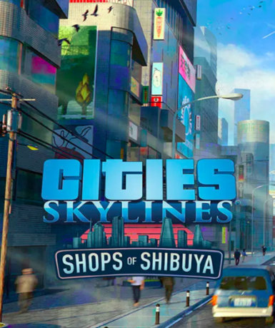 Cities: Skylines - Content Creator Pack: Shops of Shibuya (DLC) (Steam) Game Cover