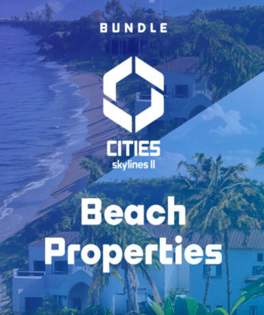 Cities: Skylines II - Beach Properties Bundle (DLC) (Steam) Game Cover
