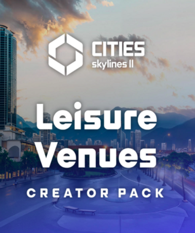 Cities: Skylines II - Creator Pack: Leisure Venues (DLC) (Steam) Game Cover