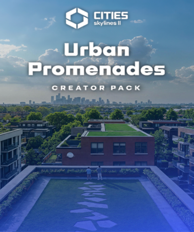 Cities: Skylines II - Creator Pack: Urban Promenades (DLC) (Steam) Game Cover