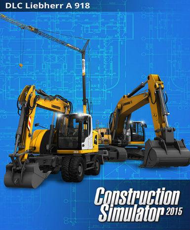 Construction Simulator 2015: Liebherr A 918 DLC Game Cover