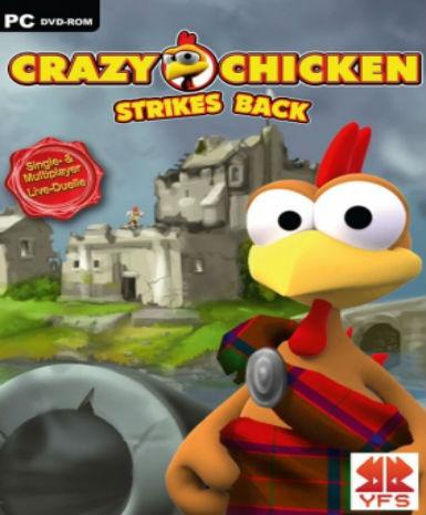 Crazy Chicken Strikes Back Game Cover