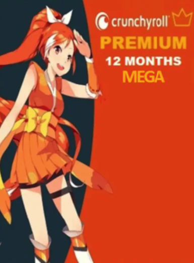 Crunchyroll Premium Mega Fan 12 Months Game Cover
