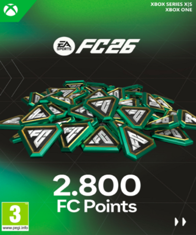 EA SPORTS FC 26 - 2800 Ultimate Team Points (Xbox One / Xbox Series) Game Cover