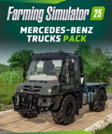 Farming Simulator 25 - Mercedes-Benz Trucks Pack (DLC) (Steam) Game Cover