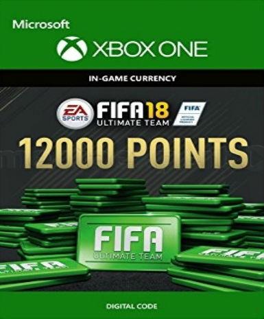 Fifa 18 - 12000 FUT Points (Xbox One) Game Cover