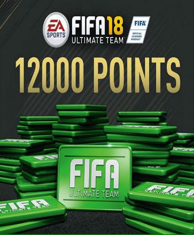 Fifa 18 - 12000 FUT Points Game Cover