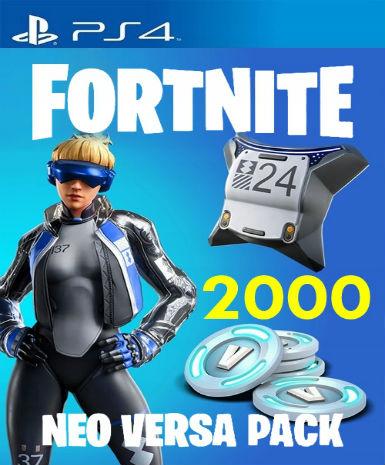 Fortnite Neo Versa + 2000 V-bucks PS4 (EU) Game Cover