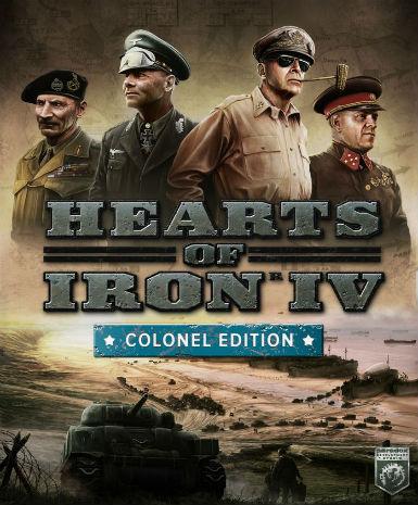 Hearts of Iron IV (Colonel Edition) Uncut Game Cover