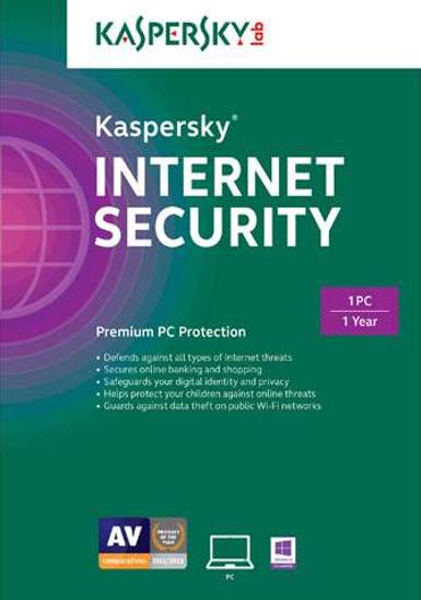 Kaspersky Internet Security 2014 1 Year 1 PC Game Cover