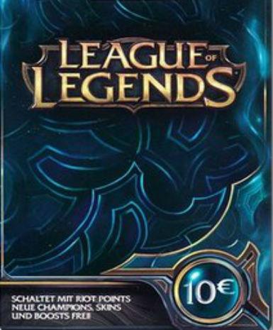 League of Legends 10 EUR (Gift Card) (EU WEST) Game Cover