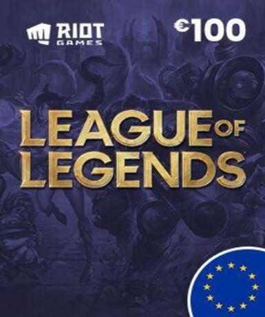 League of Legends 100 EUR - 13500 Riot Points (Gift Card) (EU) Game Cover