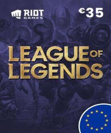 League of Legends 35 EUR - 4500 Riot Points (Gift Card) (EU) Game Cover