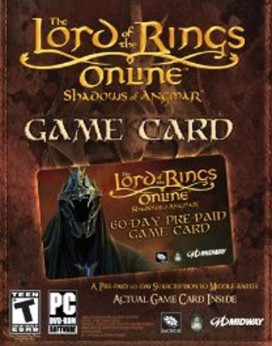 Lord of the Rings Online 60-days VIP time card Game Cover