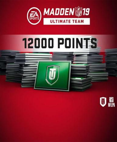 Madden NFL 19 Ultimate Team 12000 Points Game Cover