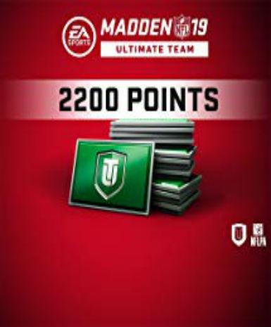 Madden NFL 19 Ultimate Team 2200 Points Game Cover