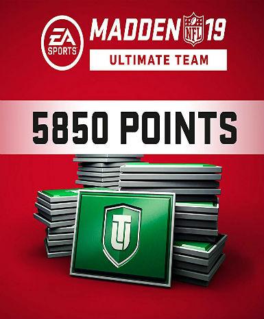 Madden NFL 19 Ultimate Team 5850 Points Game Cover