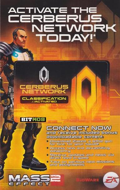Mass Effect 2 - Cerberus (DLC) Game Cover