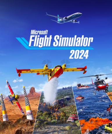 Microsoft Flight Simulator 2024 (PC/Xbox) Game Cover