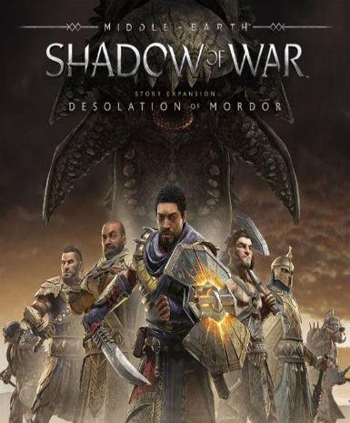 Middle-earth: Shadow of War The Desolation of Mordor DLC Game Cover