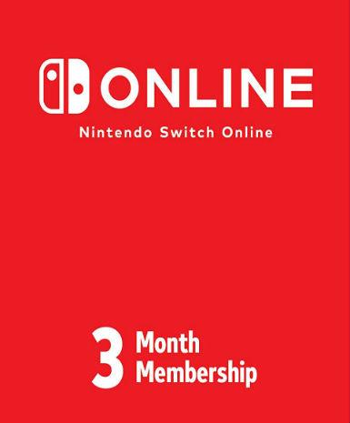 Nintendo Switch 3 month Subscription Game Cover