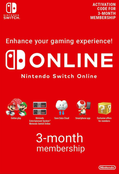 Nintendo Switch Online - 3 Months Individual Membership (EU) Game Cover
