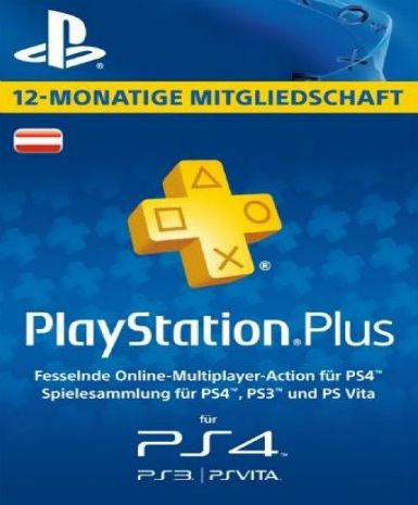 Plastation Network Now (PSN) 12 Month (Austria) Game Cover