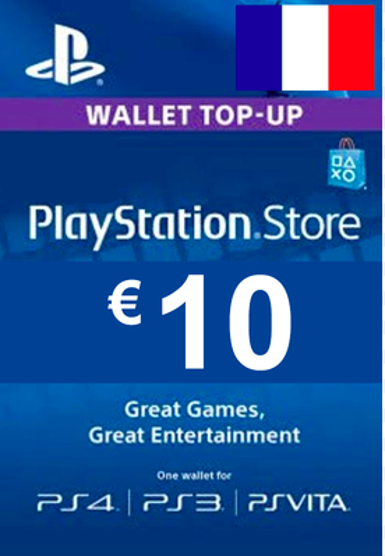 Playstation Network Card (PSN) 10 EUR (France) Game Cover