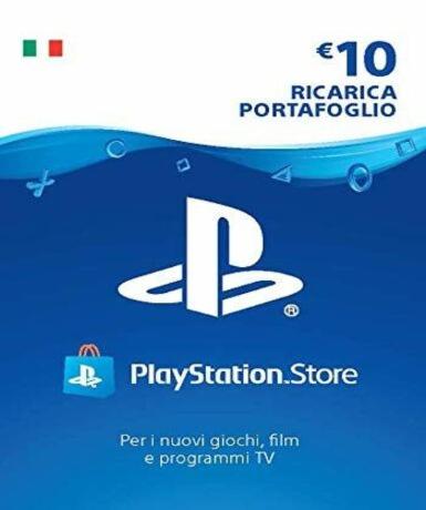Playstation Network Card (PSN) 10 EUR (Italy) Game Cover
