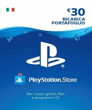 Playstation Network Card (PSN) 30 EUR (Italy) Game Cover