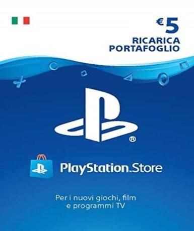Playstation Network Card (PSN) 5 EUR (Italy) Game Cover