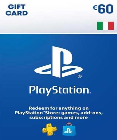 Playstation Network Card (PSN) 60 EUR (Italy) Game Cover
