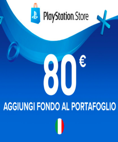 Playstation Network Card (PSN) 80 EUR (Italy) Game Cover