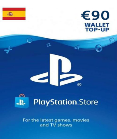 Playstation Network Card (PSN) 90 EUR (Spain) Game Cover