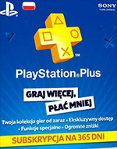 Playstation Plus Card (PSN) 365 Days (Poland) Game Cover