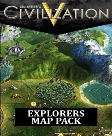 Sid Meier's Civilization V - Explorers Map Pack (DLC) (Steam) (EU) Game Cover