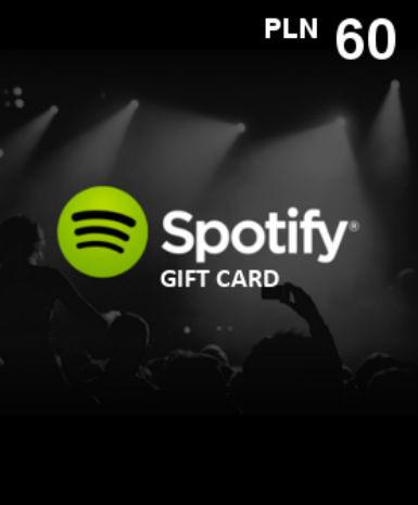 Spotify Gift Card 60 PLN (Poland) Game Cover