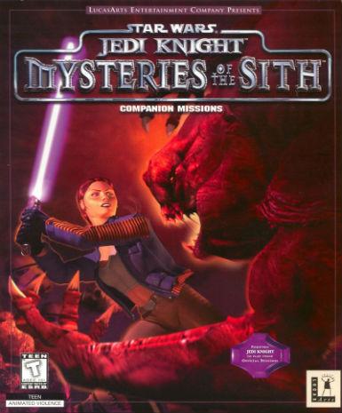 Star Wars Jedi Knight: Mysteries of the Sith Game Cover