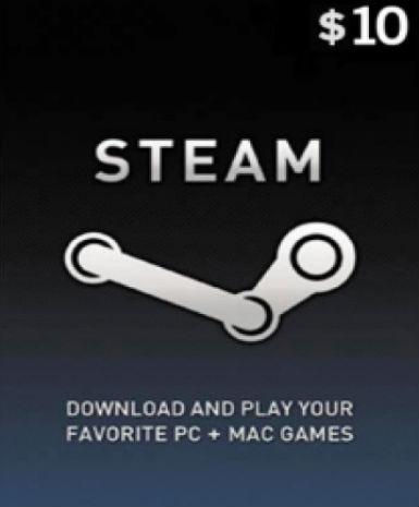 Steam Gift Card 10 USD Game Cover