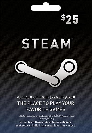 Steam Gift Card 25 USD Game Cover