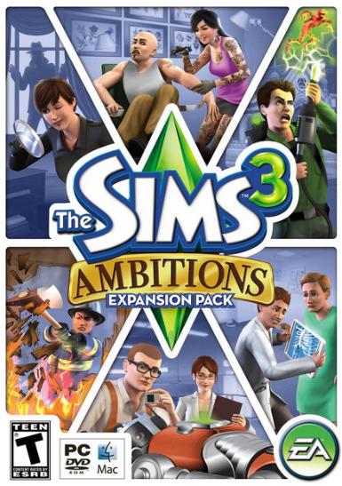 The Sims 3: Ambitions Game Cover