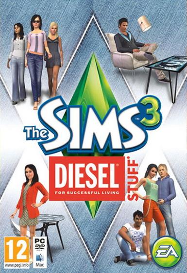The Sims 3: Diesel Game Cover