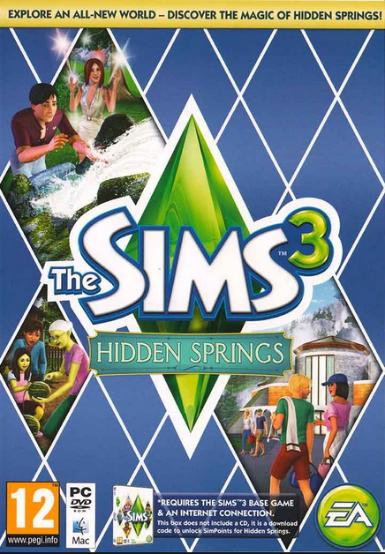 The Sims 3: Hidden Springs Game Cover