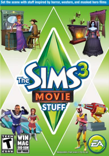 The Sims 3: Movie Stuff Game Cover