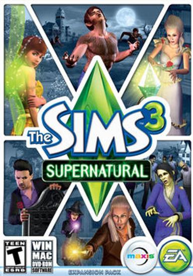 The Sims 3: Supernatural Game Cover