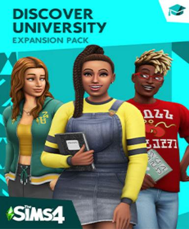 The Sims 4: Discover University Game Cover